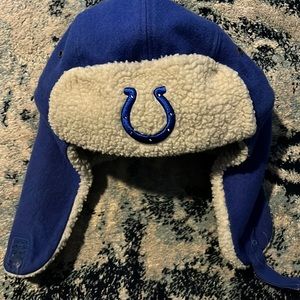 Used Indianapolis Colts Trapper Hat